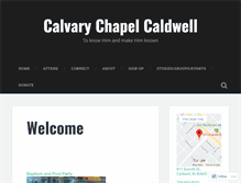 Tablet Screenshot of calvarycaldwell.com